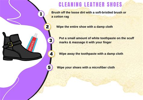 toothpaste to clean leather shoes.